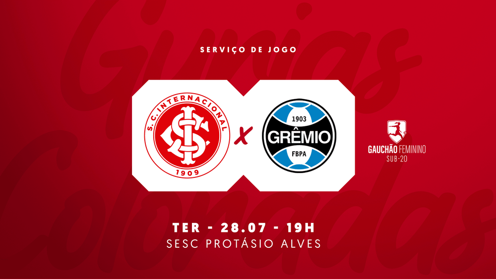 Serviço de Jogo: Inter x Grêmio - Gauchão Feminino Sub-20