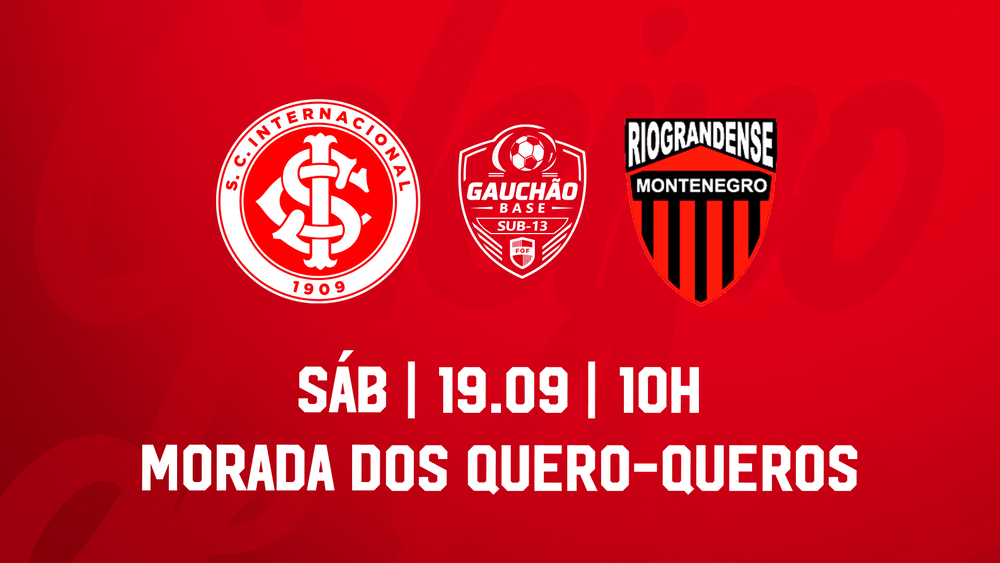 Serviço de Jogo: Internacional x Riograndense - Campeonato Gaúcho Sub-13
