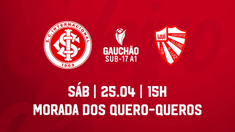 Serviço de jogo: Inter x São Luiz - Gauchão Sub-17 2026