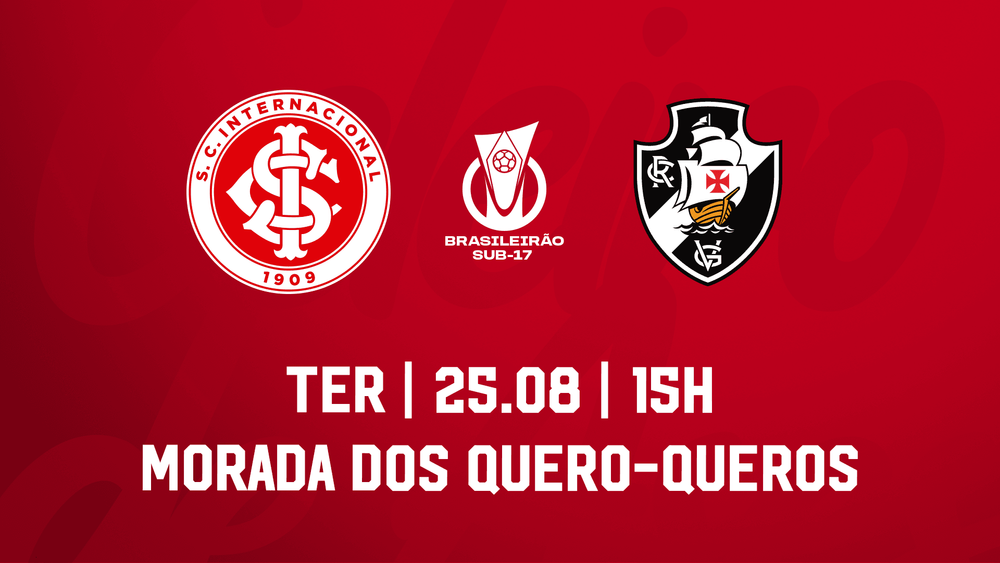 Serviço de jogo: Internacional x Vasco - Brasileirão Sub-17