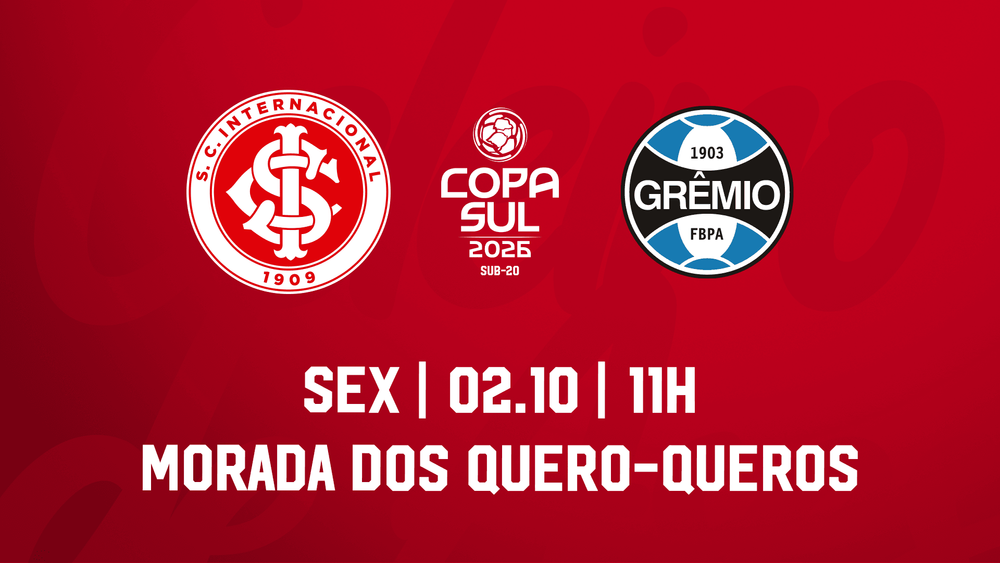 Serviço de Jogo: Internacional x Grêmio - Copa Sul Sub-20