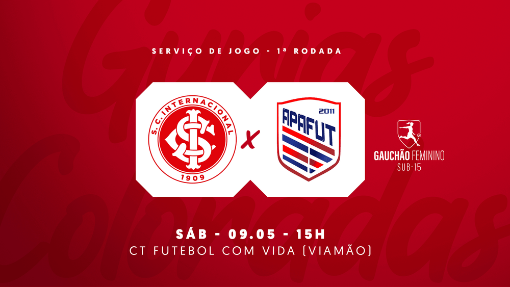 Serviço de Jogo: Inter x Apafut - Campeonato Gaúcho Feminino Sub-15 2026