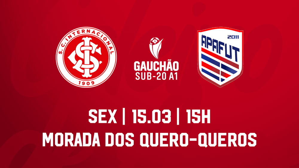 Serviço de Jogo: Internacional x Apafut - Gauchão Sub-20 2026