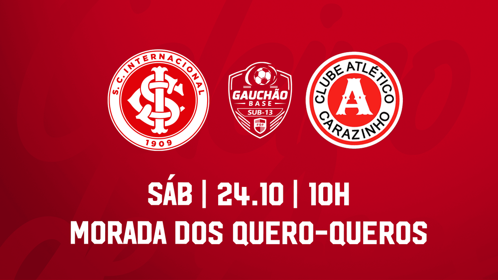 Serviço de Jogo: Inter x Atlético Carazinho - Gauchão Sub-13