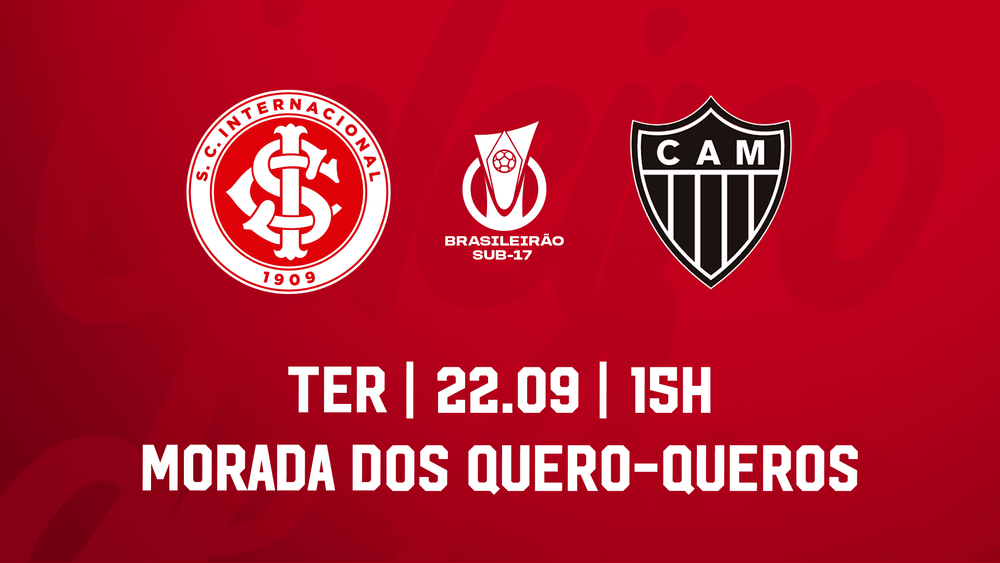 Serviço de Jogo: Inter x Atlético-MG - Brasileirão Sub-17