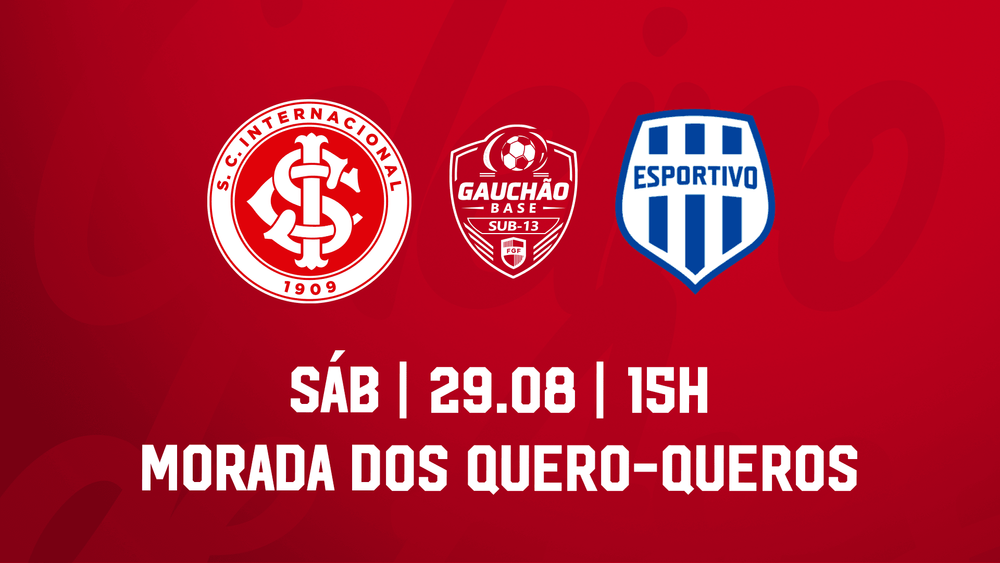 Serviço de Jogo: Internacional x Esportivo - Gauchão Masculino Sub-13 2026 