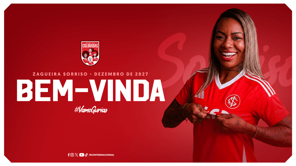 Gurias Coloradas anunciam o retorno da zagueira Sorriso