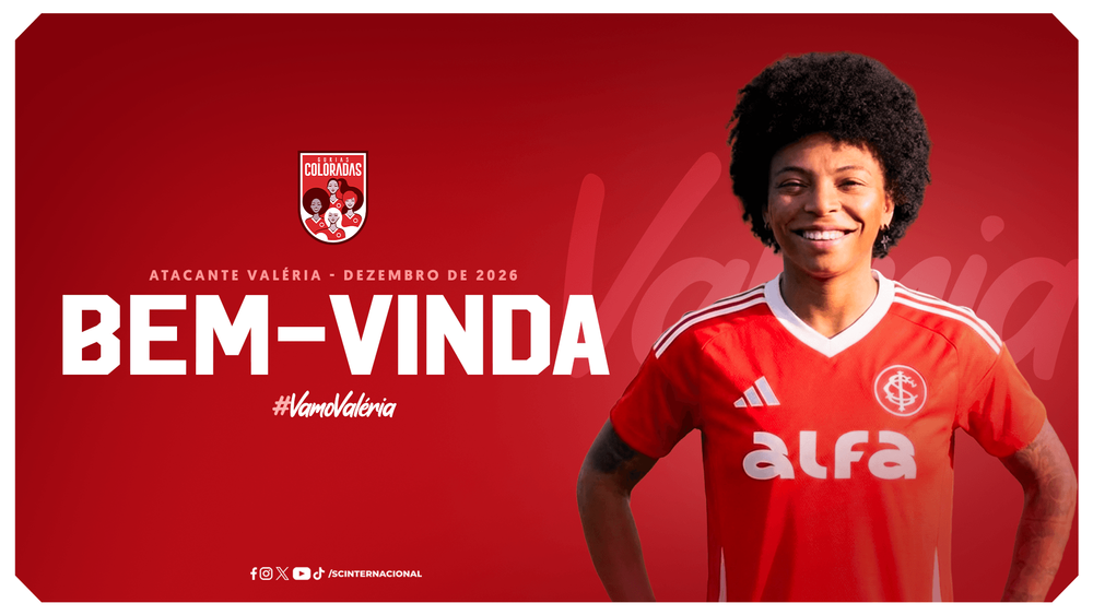 Gurias Coloradas anunciam Valéria Cantuário como novo reforço