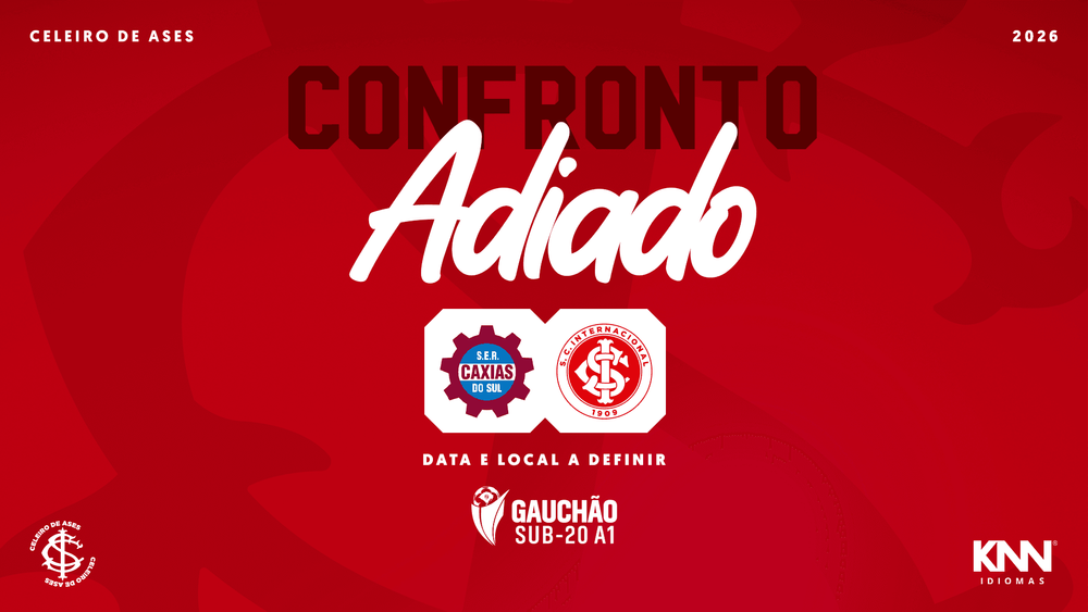 Federação Gaúcha informa adiamento da estreia do Sub-20 Colorado no Estadual