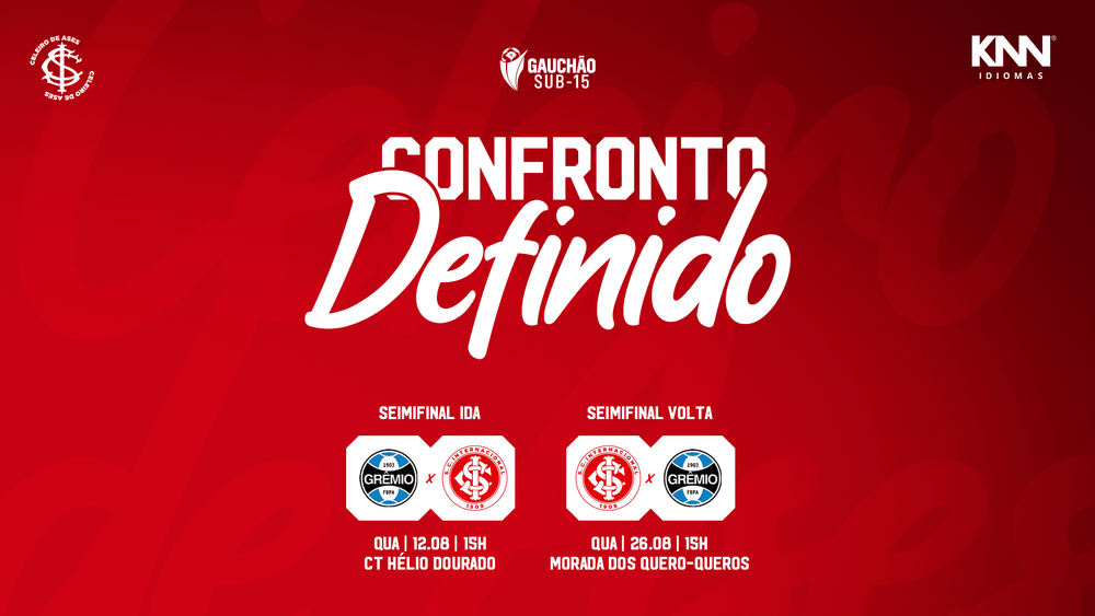Celeiro conhece adversário e datas para semifinais do Gauchão Sub-15