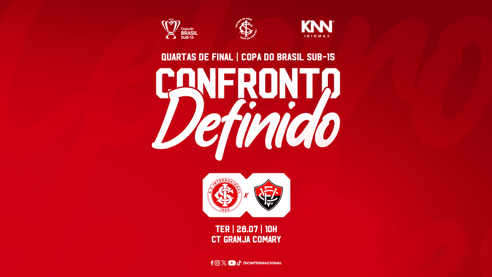 Celeiro enfrentará o Vitória nas quartas de final da Copa do Brasil Sub-15