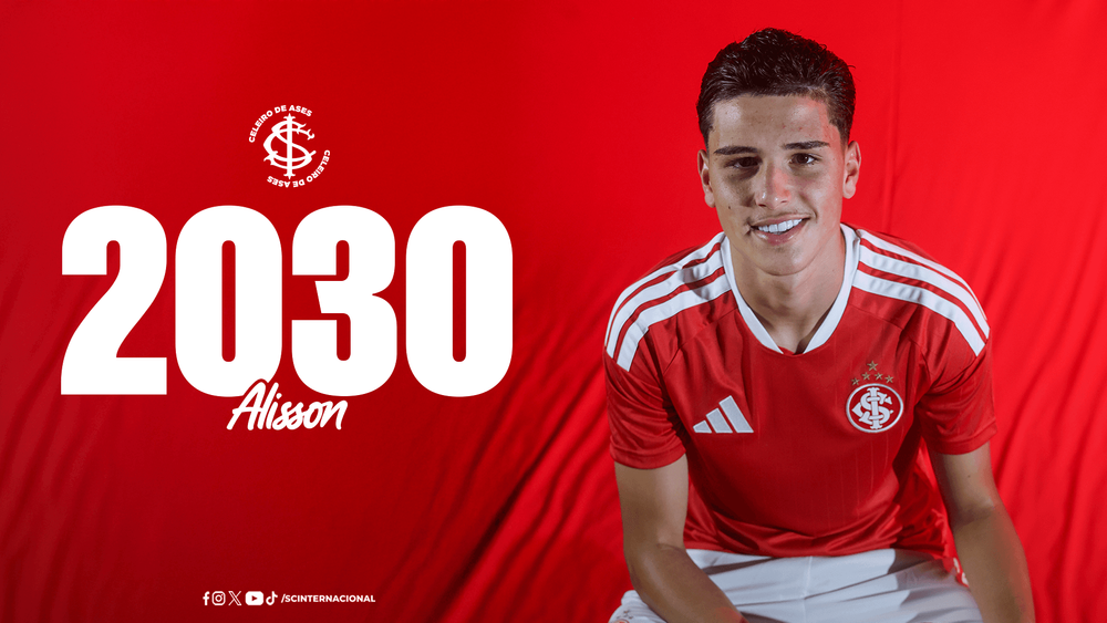 ALISSON RENOVA COM O INTER ATÉ 2030