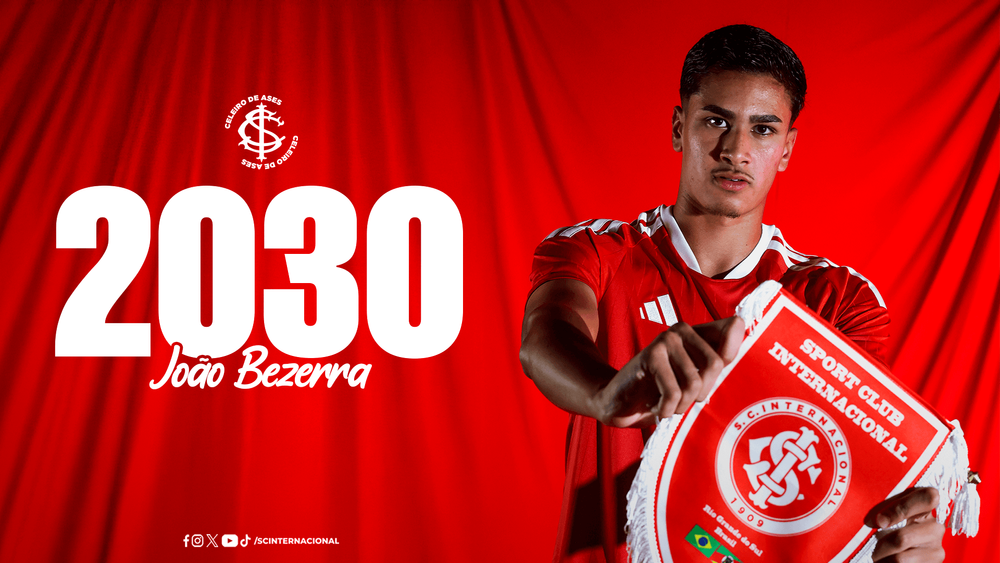 JOÃO BEZERRA É DO INTER ATÉ 2030