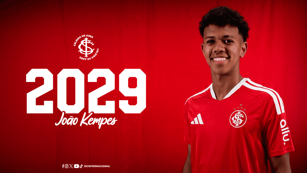 João Kempes renova com o Inter até 2029