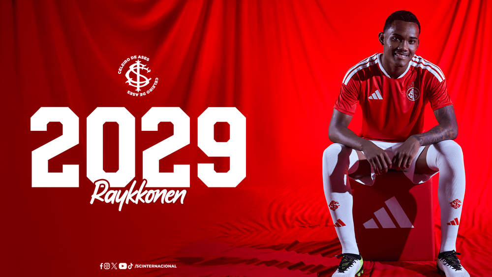 RAYKKONEN É DO INTER EM DEFINITIVO ATÉ 2029
