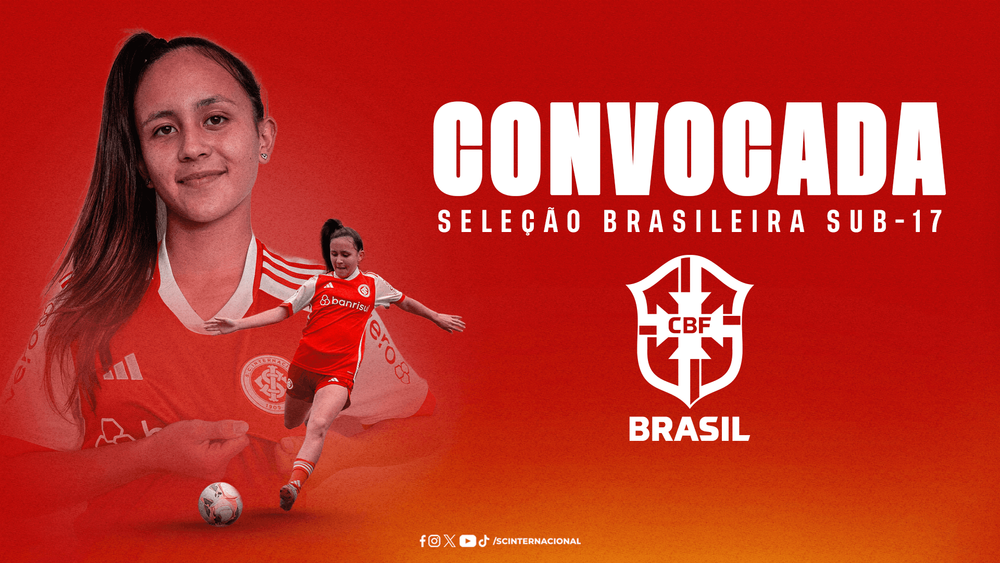 Meio-campista Danielli Bublitz é convocada para a Seleção Brasileira Sub-17