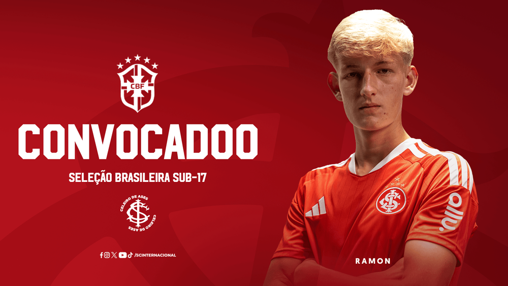 Ramon é convocado para a Seleção Brasileira Sub-17