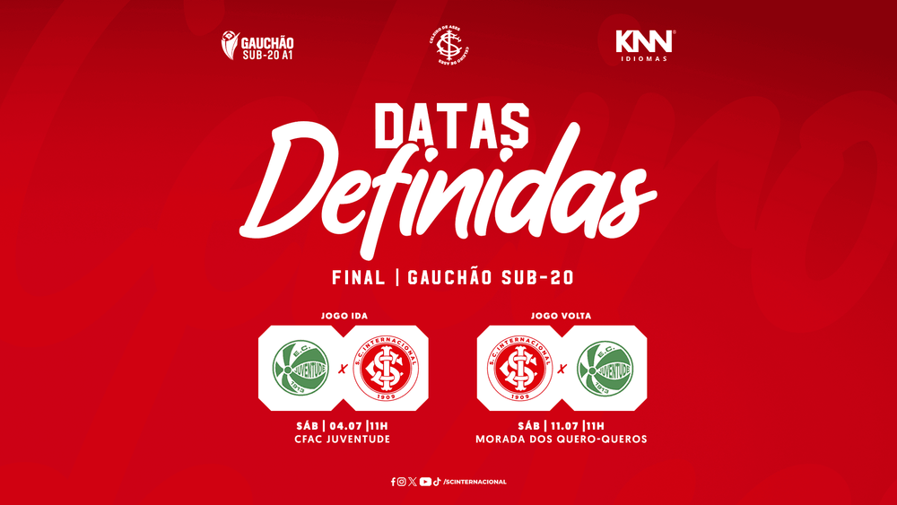FGF define datas das finais do Gauchão Sub-20