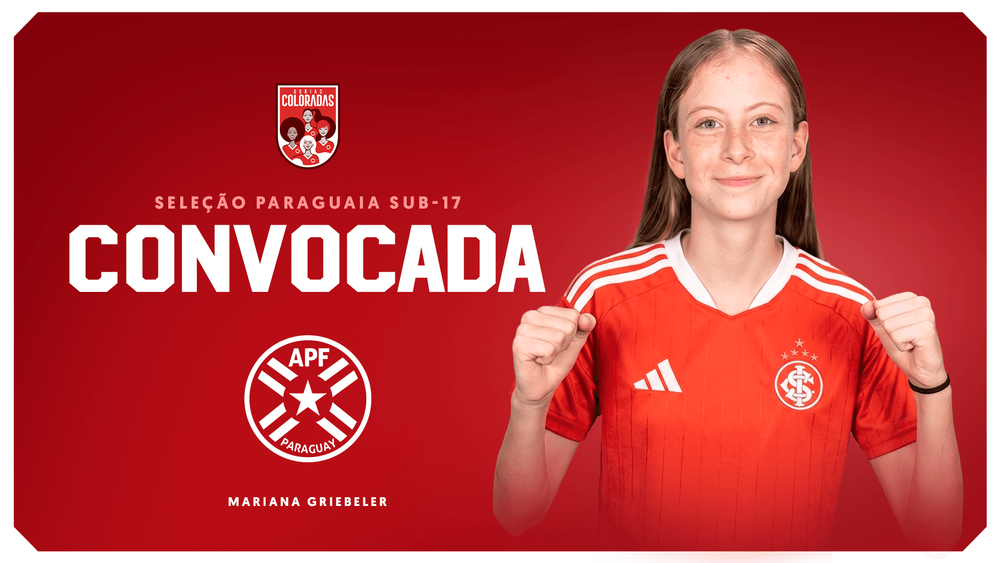 Mariana Griebeler, zagueira colorada, é convocada pelo Paraguai para o Sul-Ameri...