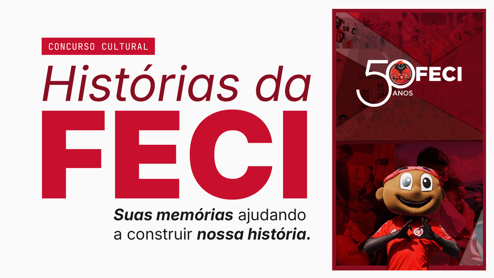 FECI lança I Concurso de Histórias em comemoração aos 50 anos da Fundação