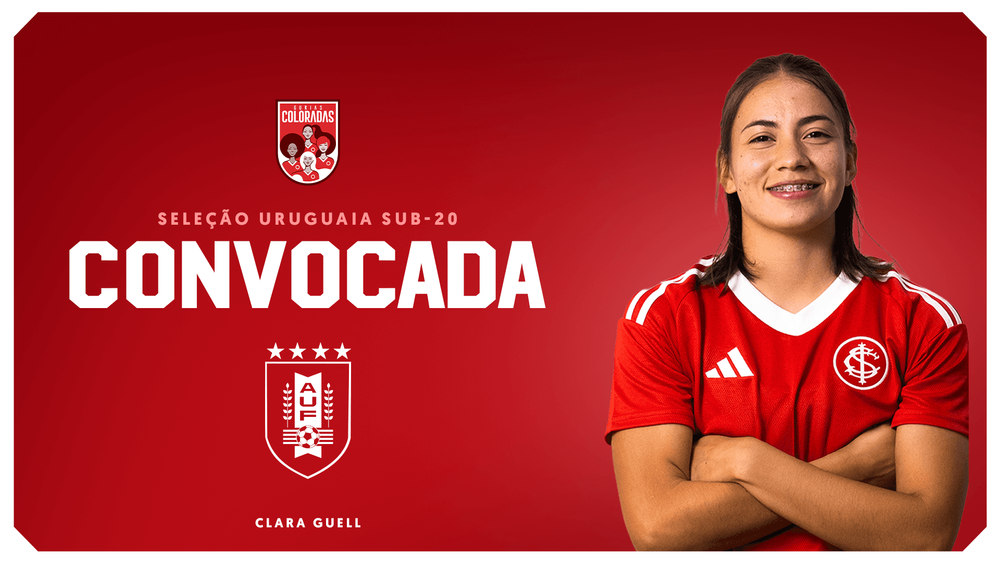 Clara é convocada para a Seleção Uruguaia Sub-20 para disputar o Sul-Americano