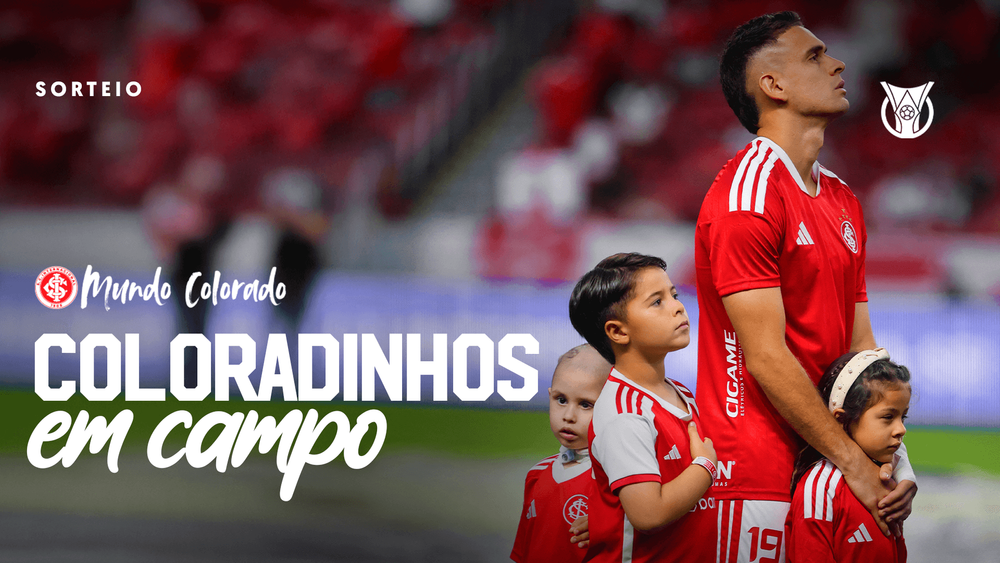 Cinco sócios(as) coloradinhos(as) serão sorteados(as) para entrar em campo no Gr...