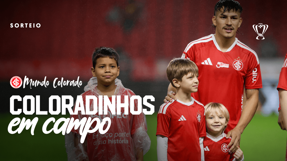 Coloradinhos em campo contra o Corinthians pela Copa do Brasil