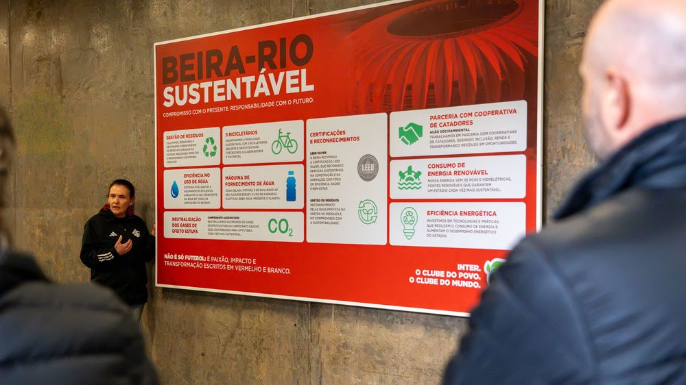 Inter inaugura painel Beira-Rio Sustentável