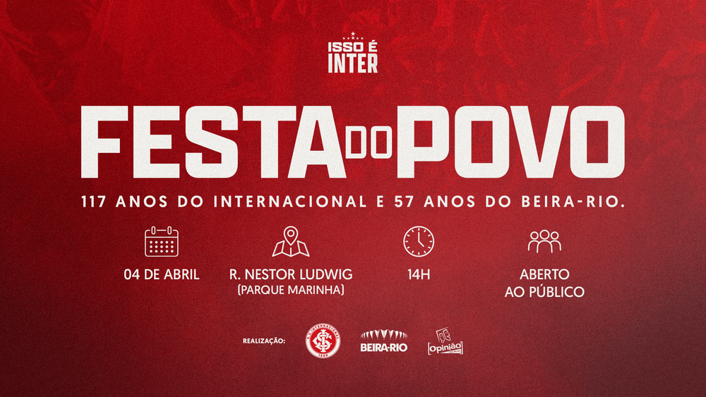 Inter e Beira-Rio divulgam atrações para a festa de aniversário