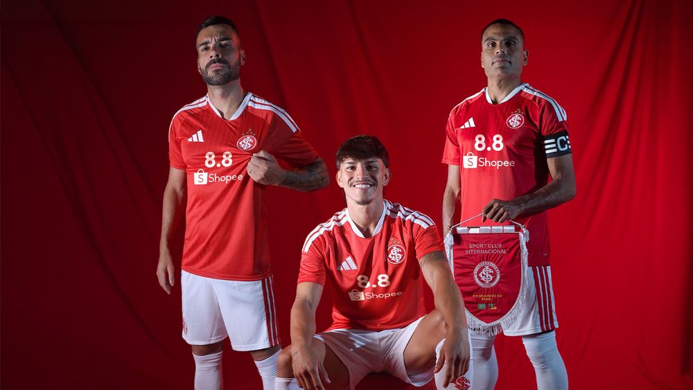 Internacional fecha patrocínio com a Shopee para os próximos dois jogos da tempo...